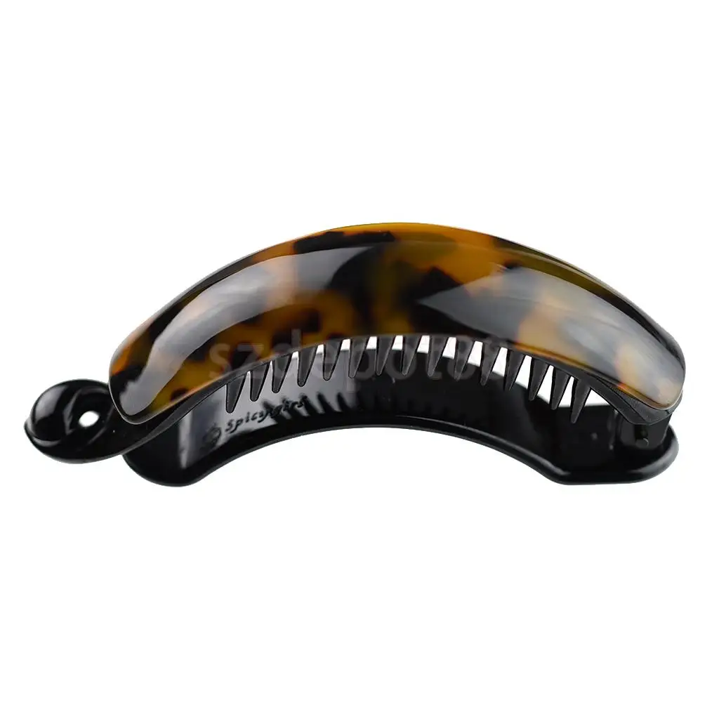 Large Long Banana Hair Clip Hairpin Acetate Headwear Ponytail Holder For Women Lady Girl