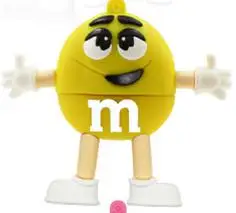 Usb флеш-накопитель с рисунком шоколада M& M, флеш-карта памяти, флеш-накопитель 32 ГБ, Usb флешка 64 ГБ, флешка 128 ГБ 16 ГБ 8 ГБ, флеш-накопитель, лучший подарок - Цвет: Usb 2.0