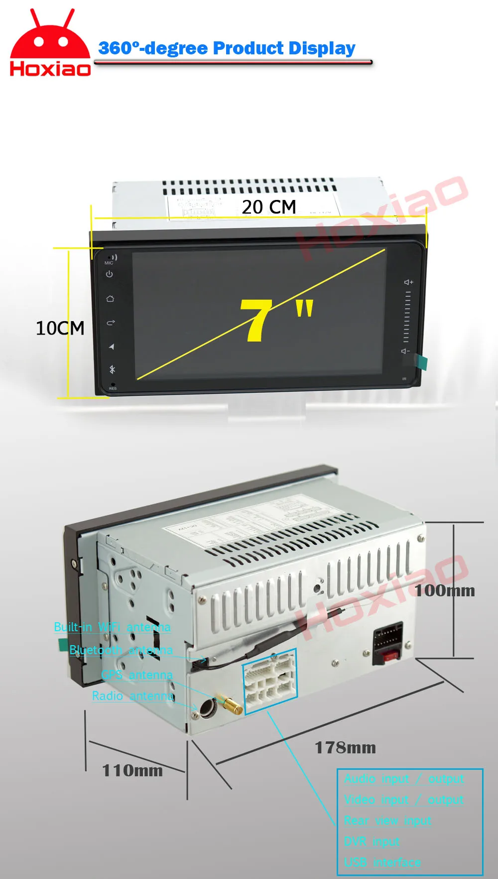 Best 2 din Car Android Gps Radio Player For Toyota Camry Viso Corolla Wish Altis 4500 Nissan Size 200*100 AUTO Gps Android car dvd 25