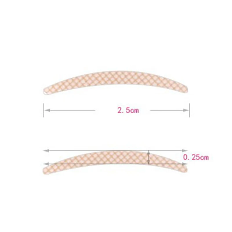 10 шт./партия(240 пар) узкая Сетка кружево подводка для глаз Двойной век стикер лента технический глаз лента косметика, макияж P3