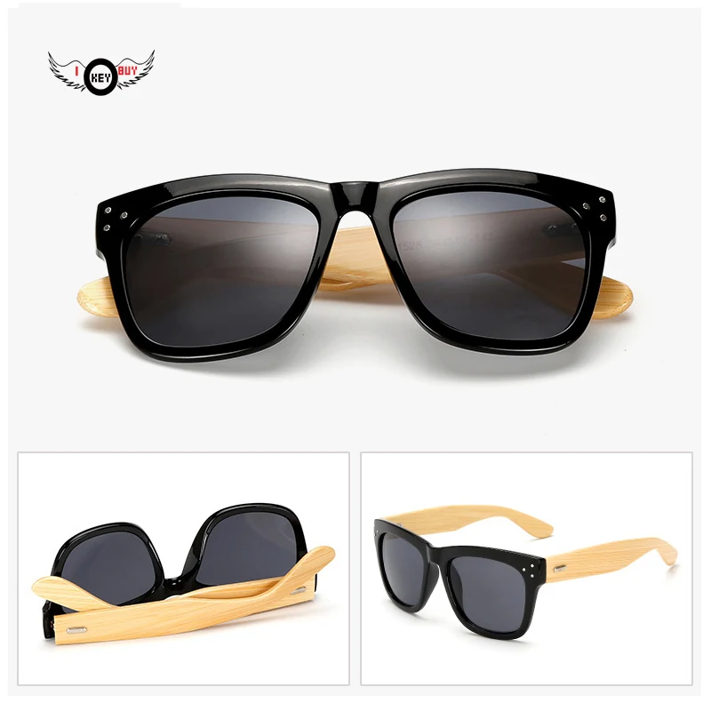 Новые модные деревянные бамбуковые поляризованные очки для водителя женские мужские солнцезащитные очки