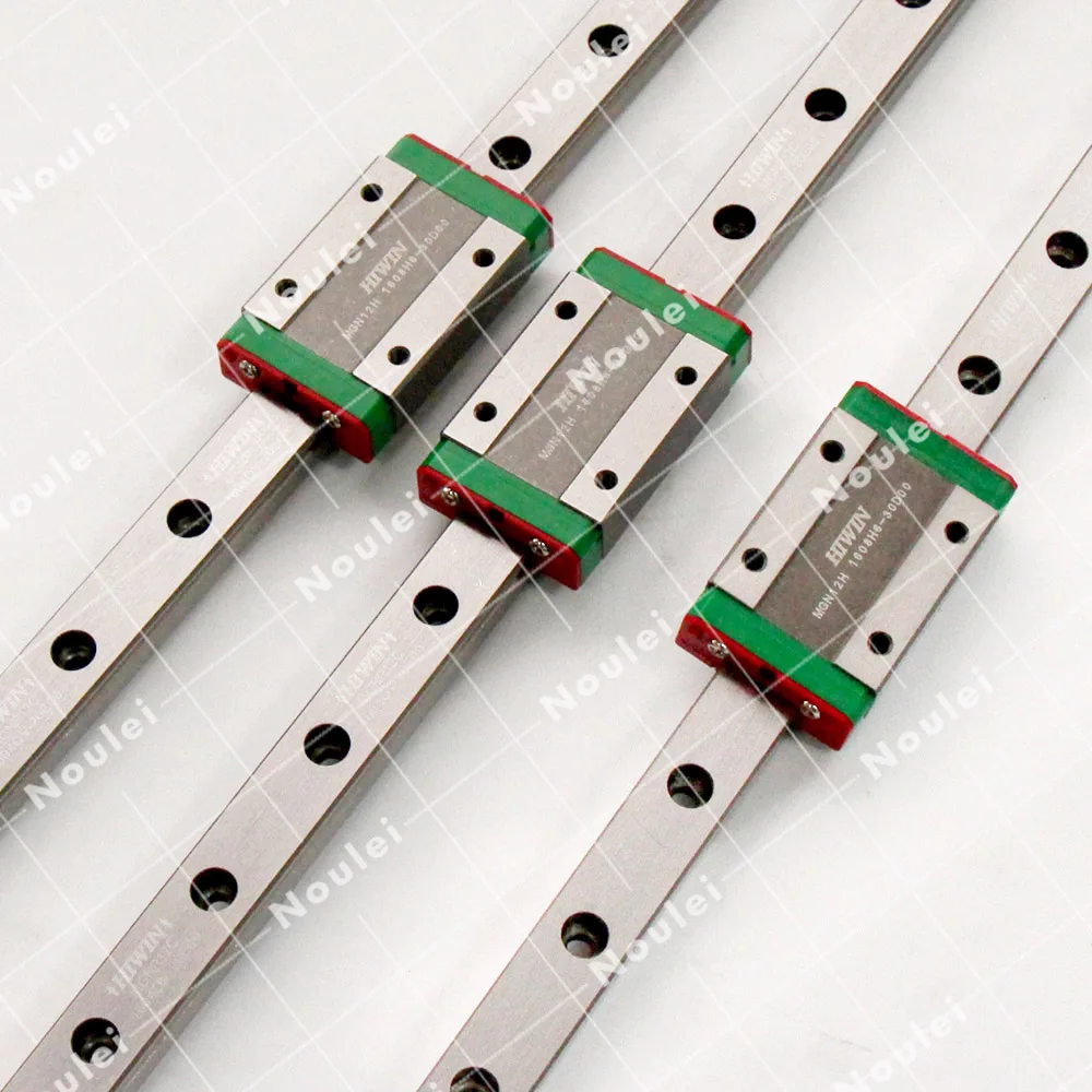 

HIWIN MGN12H slide block with MGN12 linear guide rail 300/350/500/600mm for mini CNC kit