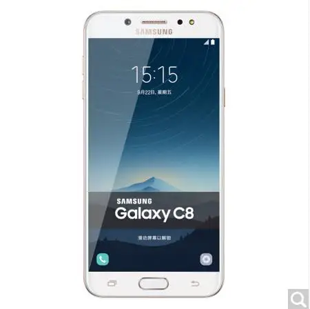 Мобильный телефон Galaxy C8 супер AMOLED FHD 3G/32 ГБ 4 ГБ/64 фронтальная камера 16 МП две sim