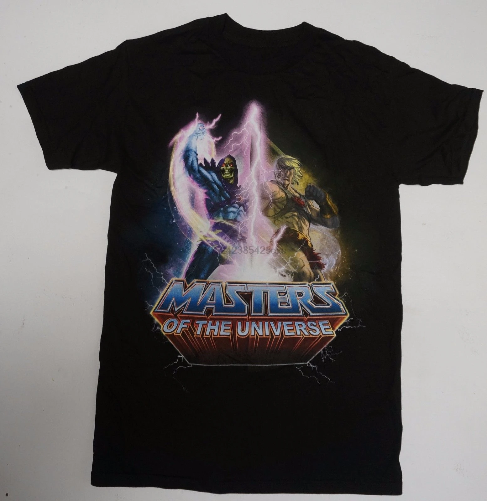 

He Man - Masters of the universe shirt skelotor vs heman lightnin Small - XL TC
