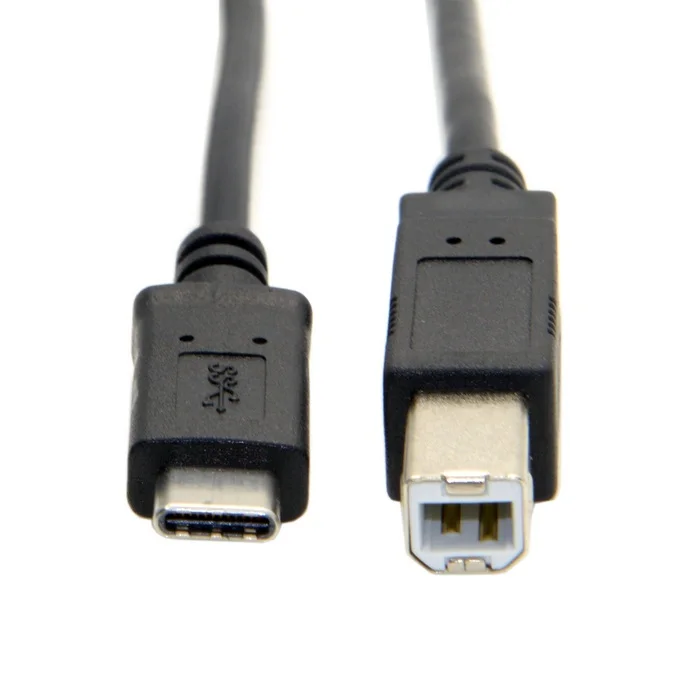 USB C 3 1 Тип со штекером 2 0 B Мужской кабель для передачи данных м 3FT сотового