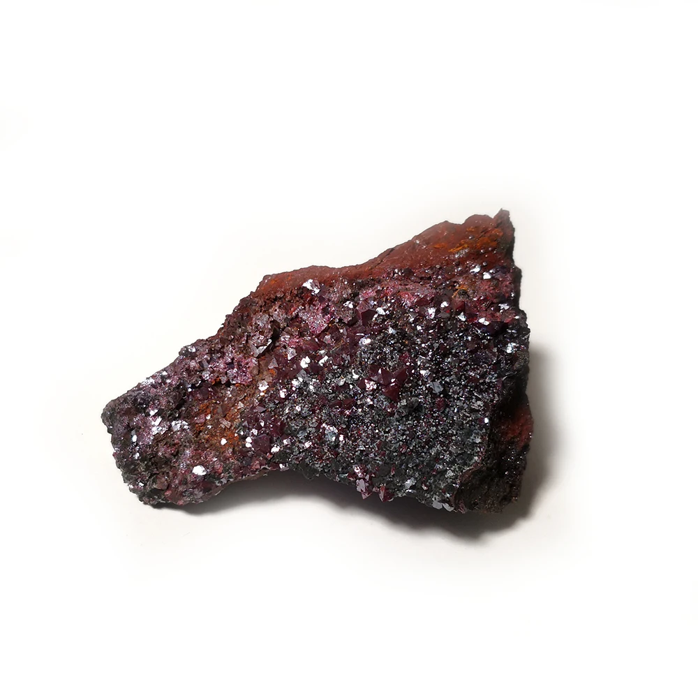 

111g NATURAL Stones and Minerals Rock crystal Cuprite Ruberite Zigueline Goethite ORE Specimens anhui CHINA A10-67