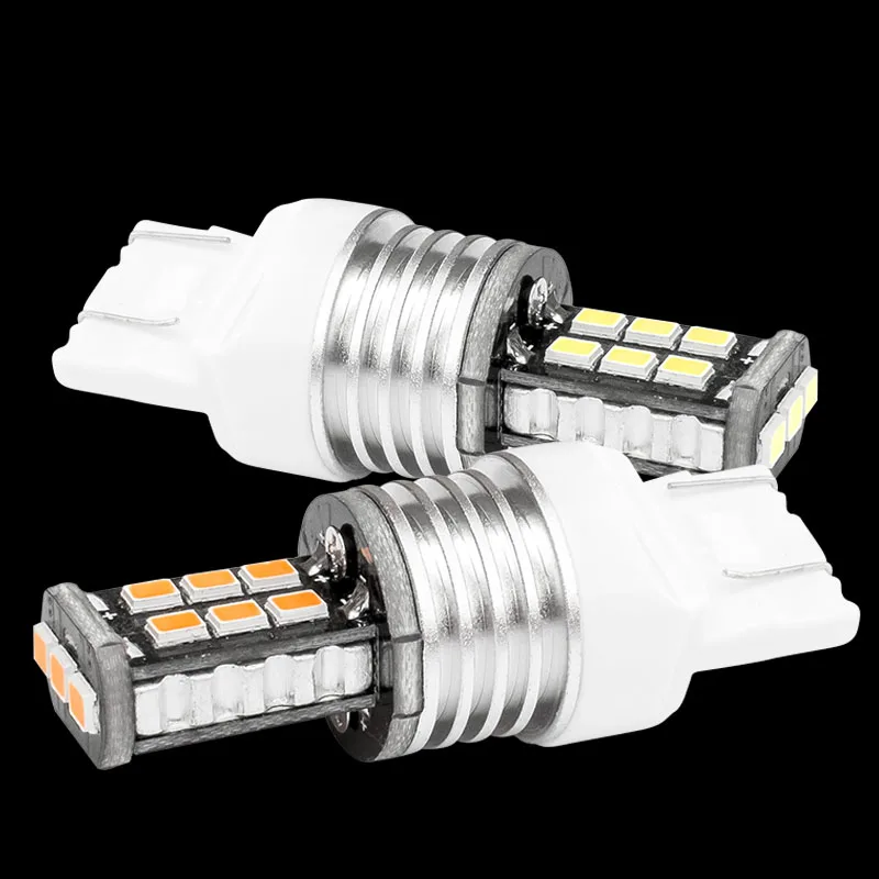 

2PCS LED T20 W21W 7440 canbus no error car styling DRL Daytime Running light Lamp bulbs For Infiniti Q50 Q50L