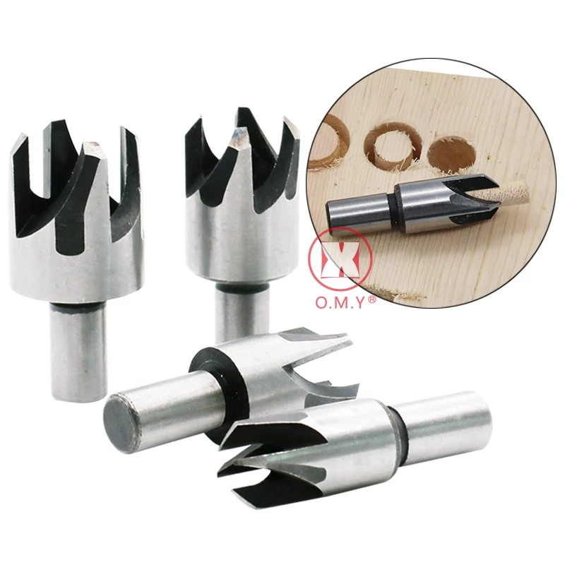 Wood Plug Cutter Cutting Tool Set Tapered Taper Drill Bit Dowel Maker