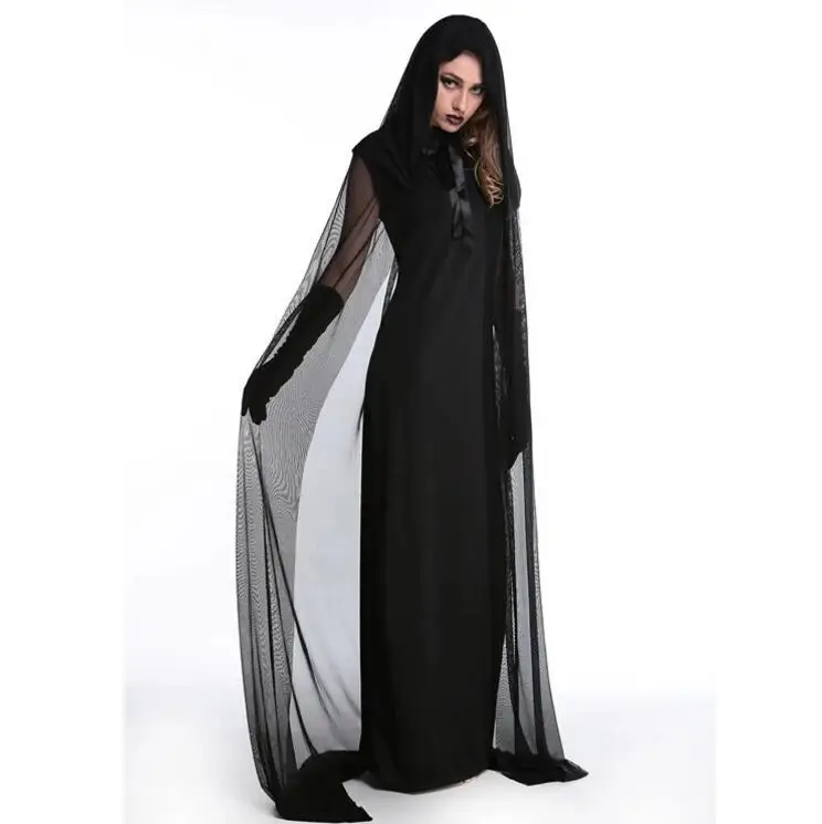 Adult Cosplay female Witch Halloween Costume Dress Skirt Dress Dress ...