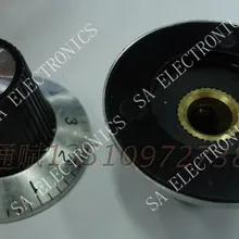 [BELLA] потенциометра кепки переключатель диапазонов ручка со шкалой цифровой C2 стопорный винт 29*18 мм Диаметр 6MM-100PCS/лот