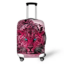 Forest Animal Leopard Print Travel Accessories Suitcase Protective Covers 18-32 Inch Elastic Luggage Dust Cover Case Stretchable Forest Animal Leopard Print Travel Accessories Suitcase Protective Covers 18-32 Inch Elastic Luggage Dust Cover Case Stretchable
