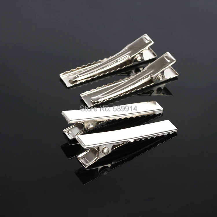 4CM 100pcs/lot Alligator Clip Jewelry Findings Crocodile Clip Metal