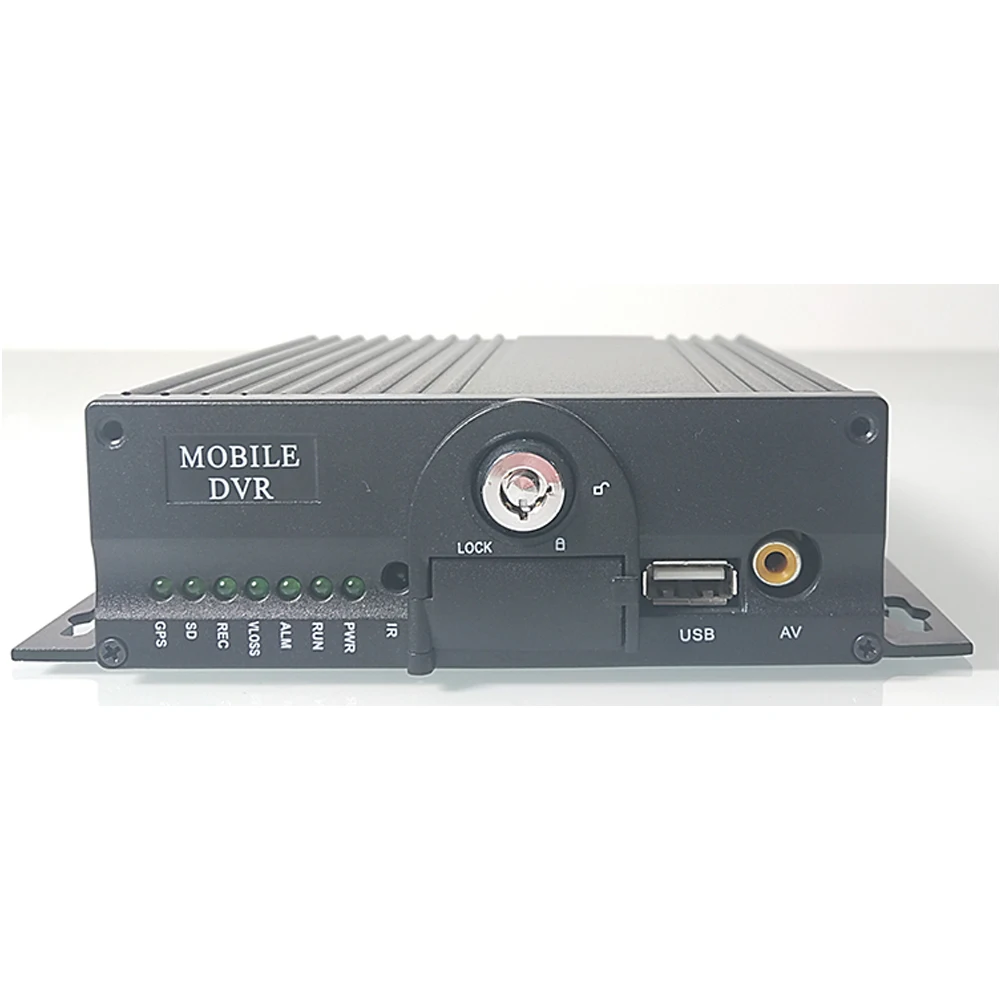 Support 4 channels audio input AHD 4CH Double SD Card Mobile DVR bus/school bus/bus high definition support Chinese (Traditional