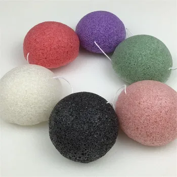 

1pcs Natural Konjac Cosmetic Puff Bamboo Charcoal Cleanser Sponge Makeup Facial Cleaning Tool Smooth Beauty Essential Konnyaku