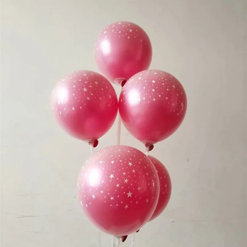 

Rose red balloons 30pcs/lot 12inch double star latex transparent balloon birthday party decoration wedding air ballon babyshower