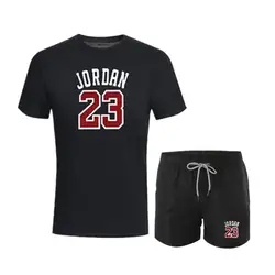 2019 Новая брендовая одежда Jordan 23 Для мужчин футболка Swag футболка из хлопка с принтом Для мужчин футболка Homme Фитнес Camisetas хип-хоп Футболка