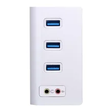 Acasis концентраторы Usb 3,0 со звуковой картой высокоскоростной Usb3.0 концентратор адаптер для Macbook внешний стерео звук комбо