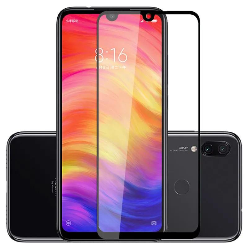 

3D Full cover tempered glass for Xiaomi Redmi Note 7 screen protector tempered glass film Xaomi Redmi Note7 7Note 6.3'' HD 9H