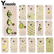 Yinuoda мультяшный милый разноцветный чехол для телефона с авокадо для iPhone 8 7 6 6S Plus 5 5S SE XR X XS MAX Coque Shell