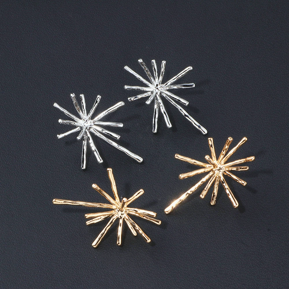 

Simple Personality Geometric Stud Earrings for Women Punk Style Irregular Surface Metal Stud Earrings Brincos Jewelry Gift WX102