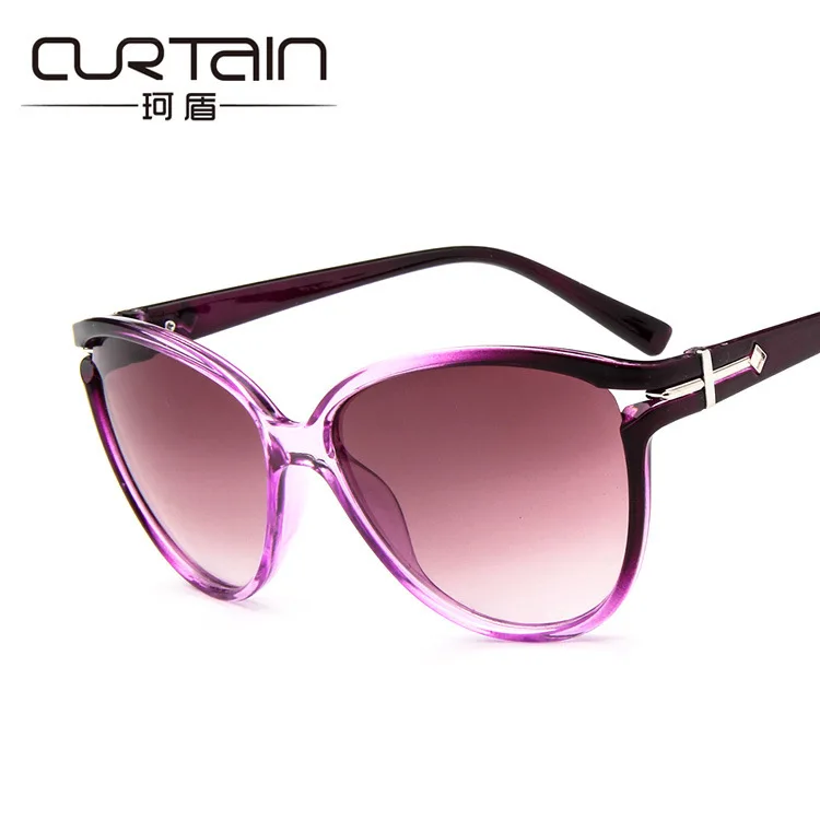 Curtain Retro Summer Sunglass Fashion Cat Eye Sunglass Women Oculos De ...