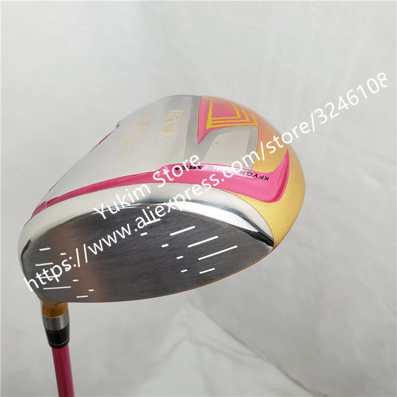 New Women Golf clubs HONMA S-06 4 Star Gold color Golf driver 11.5 loft Graphite L flex driver Clubs Free shipping