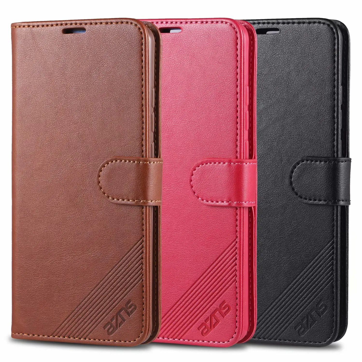 

AZNS Premium PU Leather Wallet Case For Xiaomi Mi 9T Flip Case Card Slots Cash Holder Cover for Xiaomi Mi9T Pro Xiaomi Mi 9T Pro