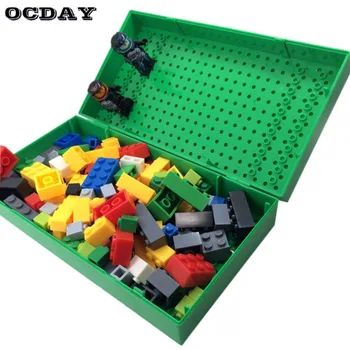 

Creative Building Blocks Storage Box Brick DIY Toys Portable Desktop Storage Boxes Educational Toy Storage Case for Kids Gift