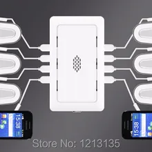 8 Порт сигнализация с контроллером безопасности коробка с 8 шт. сенсор зарядный кабель для iphone, samsung, huawei, andorid