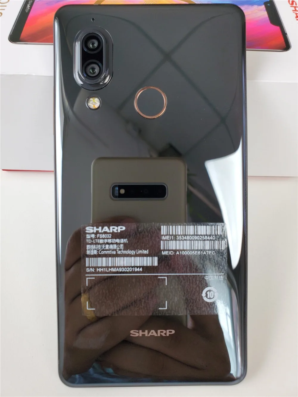 SHARP AQUOS S3 6,0-дюймовый FHD+ 4 ГБ ОЗУ 64 ГБ ПЗУ Snapdragon 630 Octa Core Android 8.0 12.0MP+ 13.0MP NFC с двумя камерами 3200 мАч