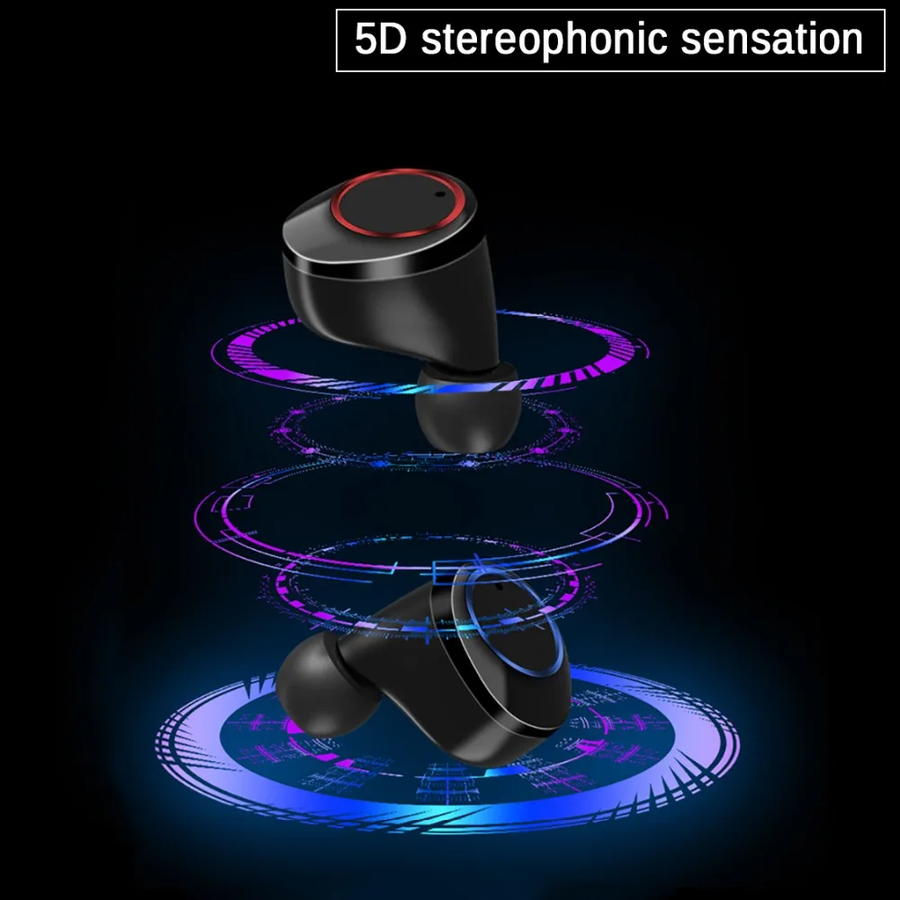 X11 TWS 5,0 Bluetooth 9D стерео наушники беспроводные наушники IPX7 водонепроницаемые наушники 3500 мАч зарядная коробка с разъемом питания
