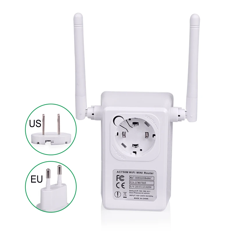 Беспроводной маршрутизатор EASYIDEA 750 м двухдиапазонный 2 4/5G AP Wi Fi ретранслятор
