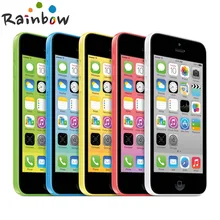 Original Unlocked iPhone 5C iOS Dual Core 16GB/32GB 8MP Camera 4.0 inches WIFI GPS 3G Cell Phone(China (Mainland))