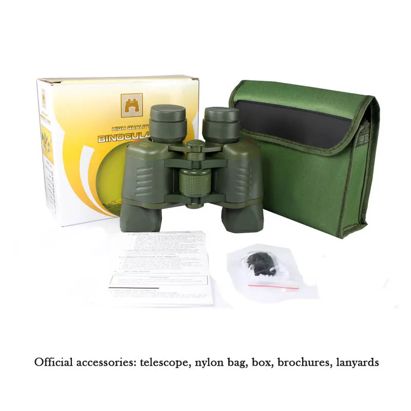 50X50 3000M Optical Telescope Binoculars High Power Definition Military Outdoor Hunting Clarity High Quality Waterproof Maifeng 6