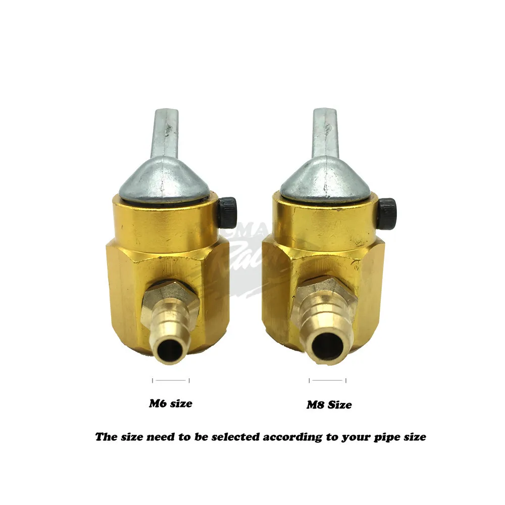 Универсальный Встроенный 6 мм 8 мм в линии бензиновый/Топливный Кран мотоцикл ВКЛ-ВЫКЛ Petcock топливный переключатель