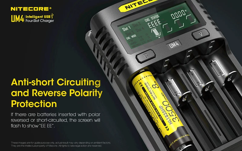 Nitecore UM4 Four-Slot USB Charger (19)