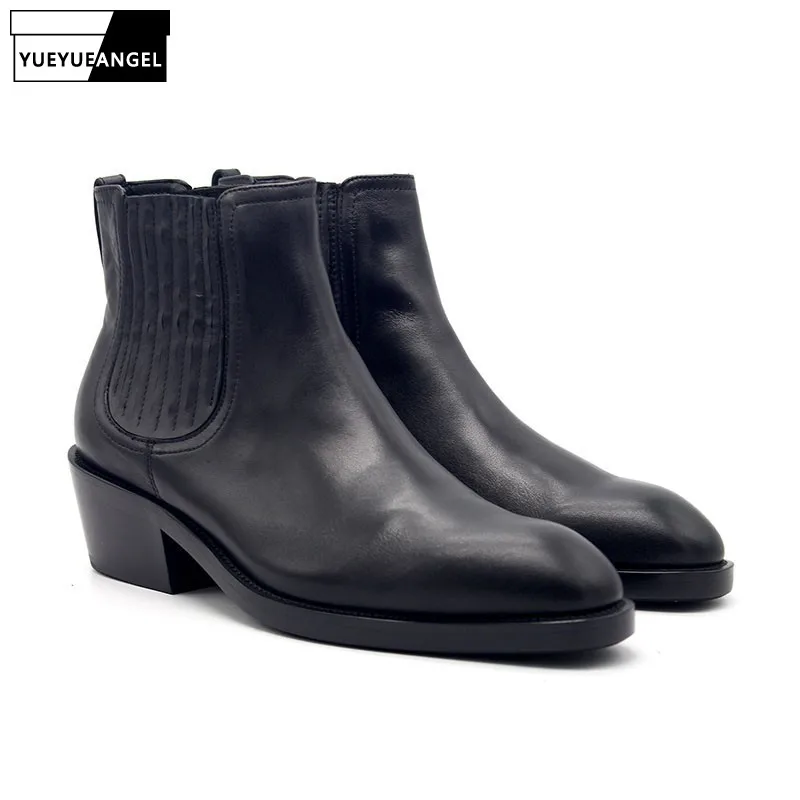 high heel work boots for mens