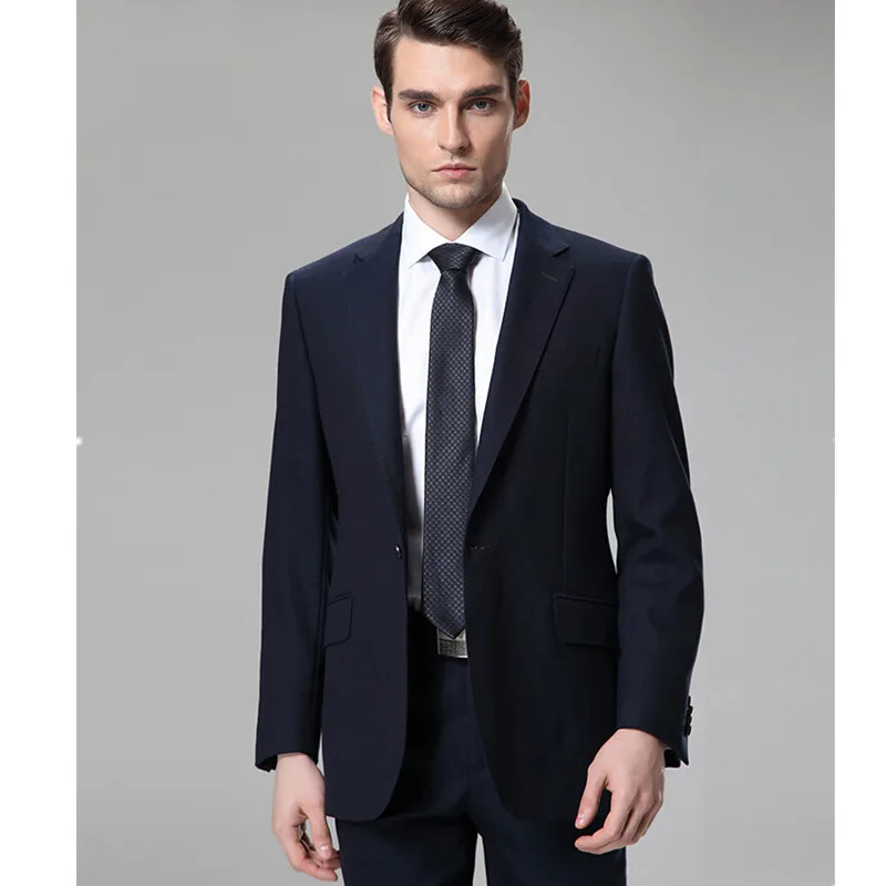 Slim suits men's business suits solid color simple and stylish men's ...