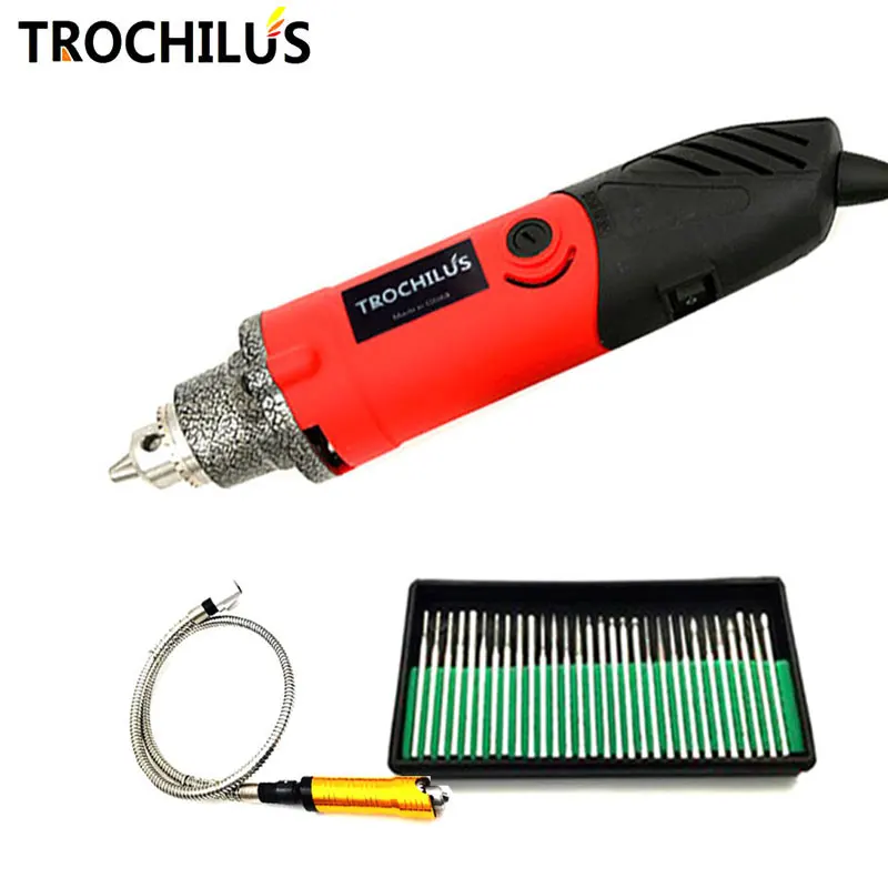 

Trochilus 240W Mini Grinder Variable Speed angle grinder DIY Creative Power Tools dremel Electric Engraver tool kits