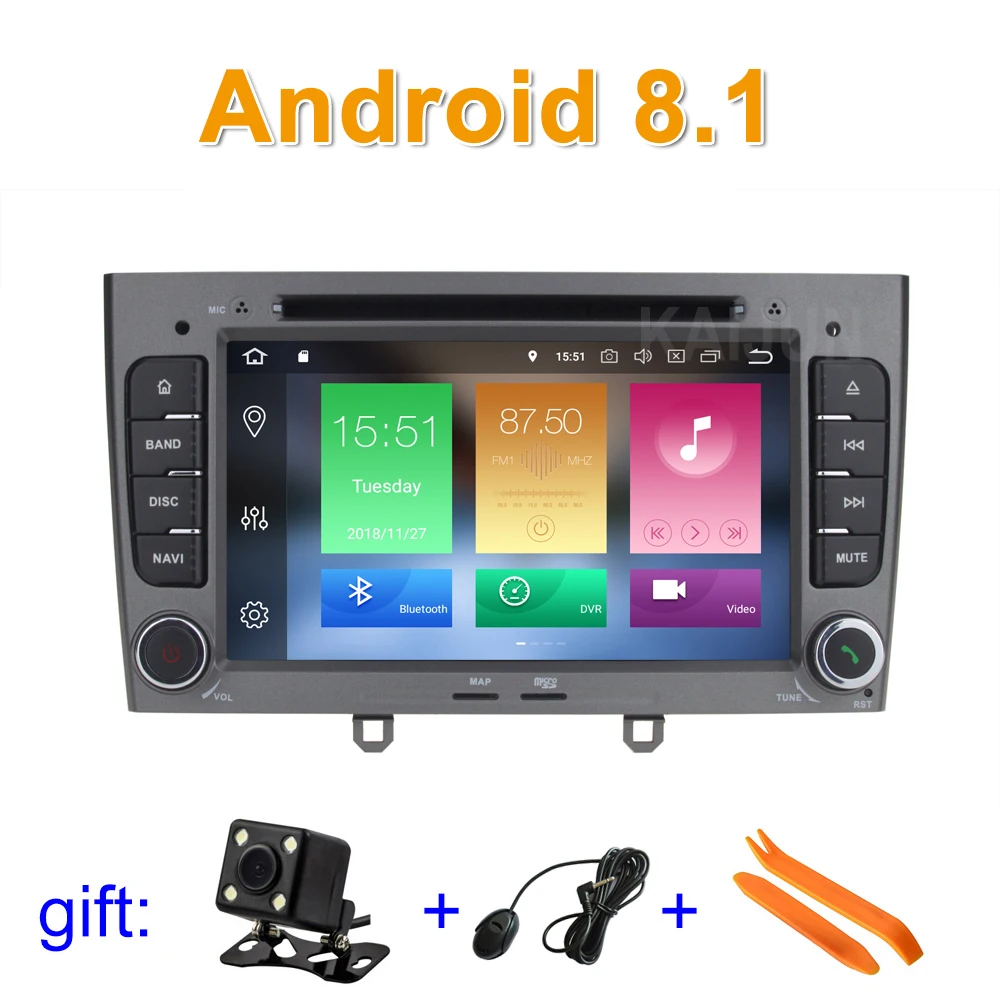 

Android 8.1 Car DVD Player Multimedia Stereo for peugeot 408 308 308SW with Radio WiFi GPS