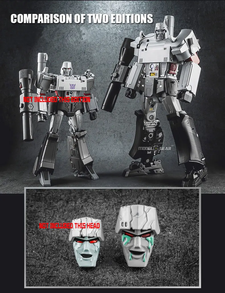 WJ Megatron MPP36 Transformation Masterpiece Alloy OverSized Robot Toy