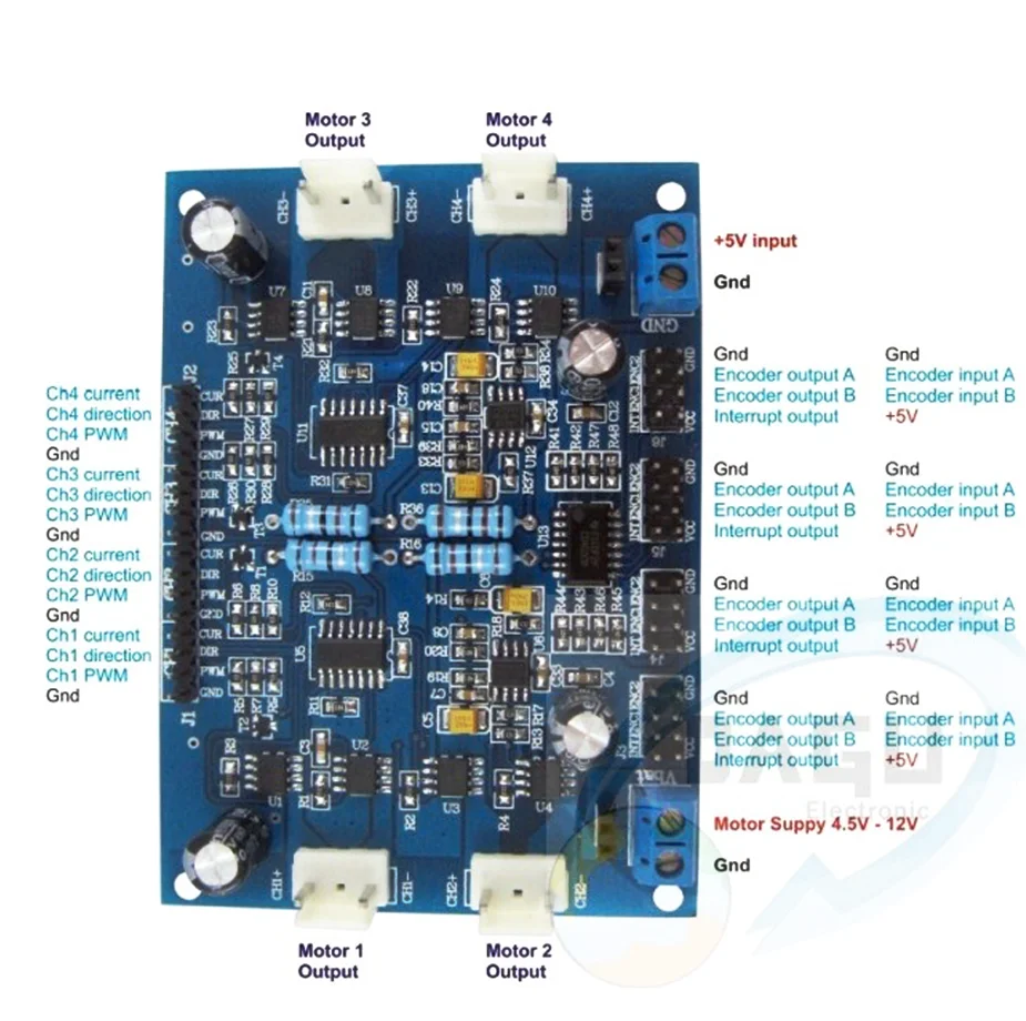 

DAGU Rover 5 Tank Motor Driver Board