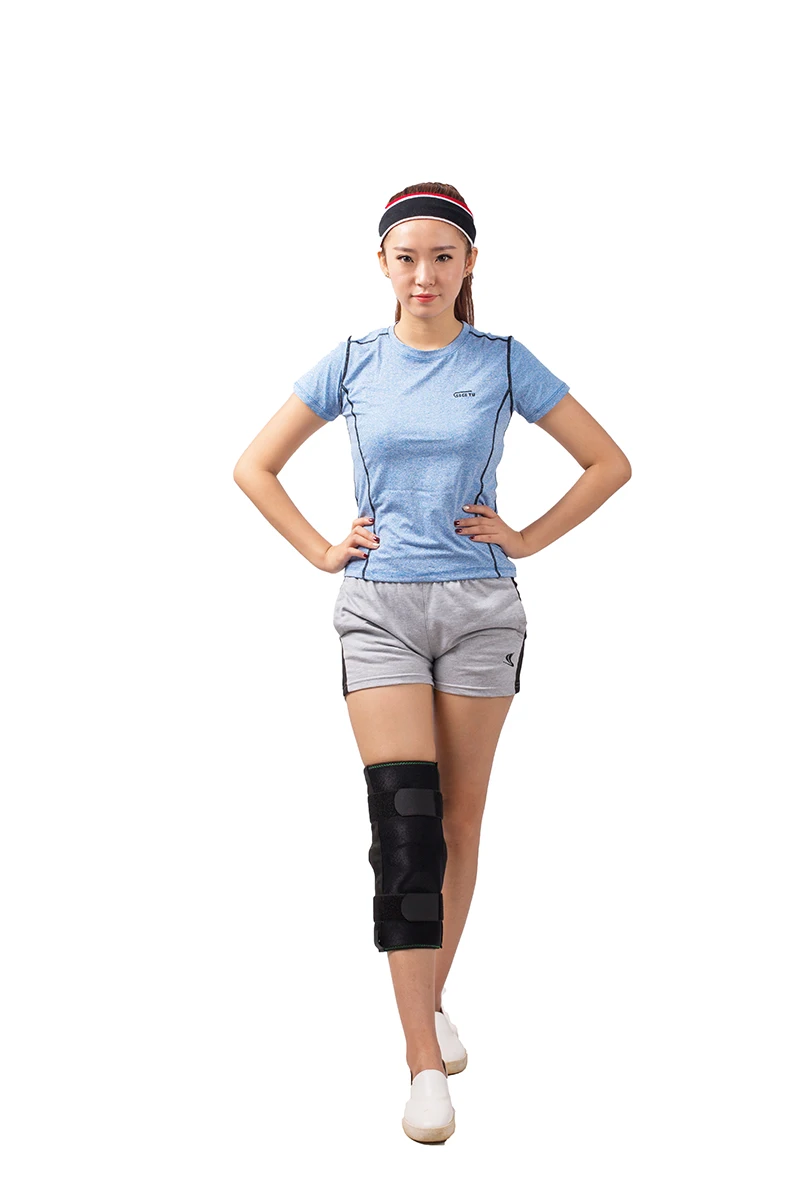 

Бандаж на коленный сустав с дышащим неопреновым рукавом, снимает растяжение суставов и изломы тибиофибулы