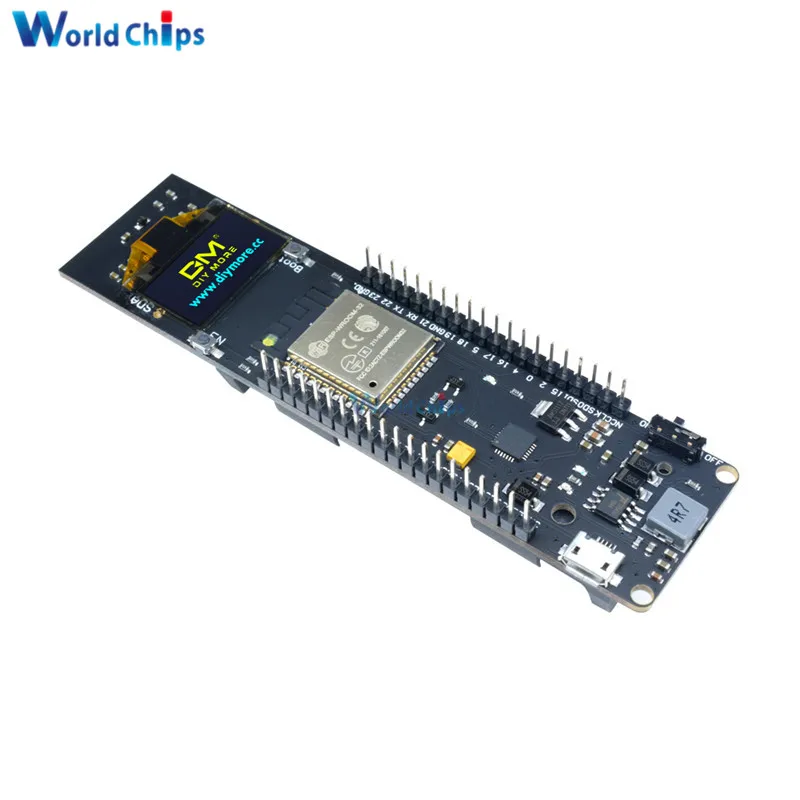 0,96 дюйма OLED Дисплей 18650 литиевая Батарея Wi-Fi Bluetooth щит ESP32 ESP-32 ESP8266 CP2102 модуль развитию Модуль