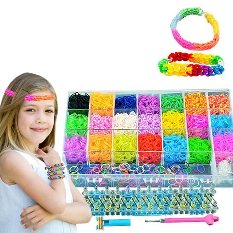 New children's toys rubber band diy handmade bracelet woven 400x rubber
