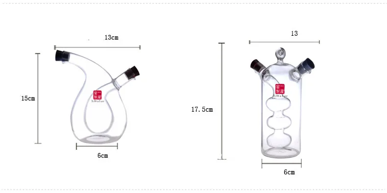 NOOLIM высокотемпературная бутылка для специй масло и стеклянная бутыль для уксуса стеклянный сосуд для соусов герметичная приправа стеклянные бутылки для хранения вина