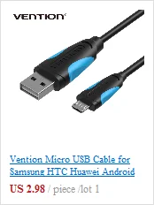 Vention 90 градусов Micro USB OTG кабель адаптер для Xiaomi Redmi Note 5 Micro USB разъем для samsung S6 планшет Android USB 2,0