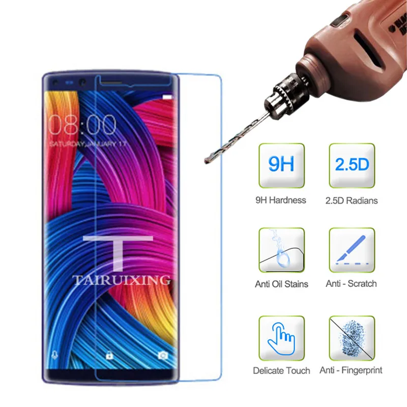 

9H Tempered Glass for Doogee Mix 2 5.99" Screen Protector Protective Glass Film for Doogee Mix2 Protection Glass