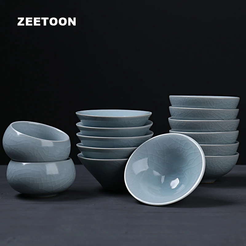 Чайная чашка Longquan Celadon 6 шт./лот 25 мл чайный набор из керамики китайский кунг-фу