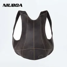 NIUBOA Genuine Leather Backpack Outdside Pack Bags Men Women Bicycles 100 Cowhide Backpack Shoulder Personalized Hug